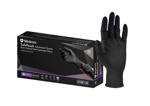 Black Nitrile Gloves
