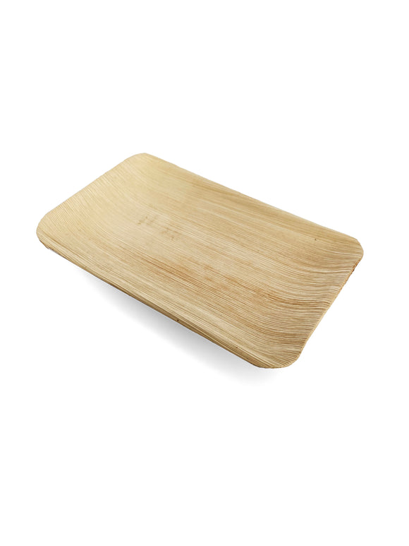 Palm Leaf Plate Rectangle 9.5x6inch