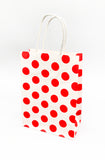 Colourful Paper Twist Handle Paper Bags