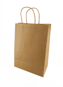 Paper Twist Handle Brown Paper Bag